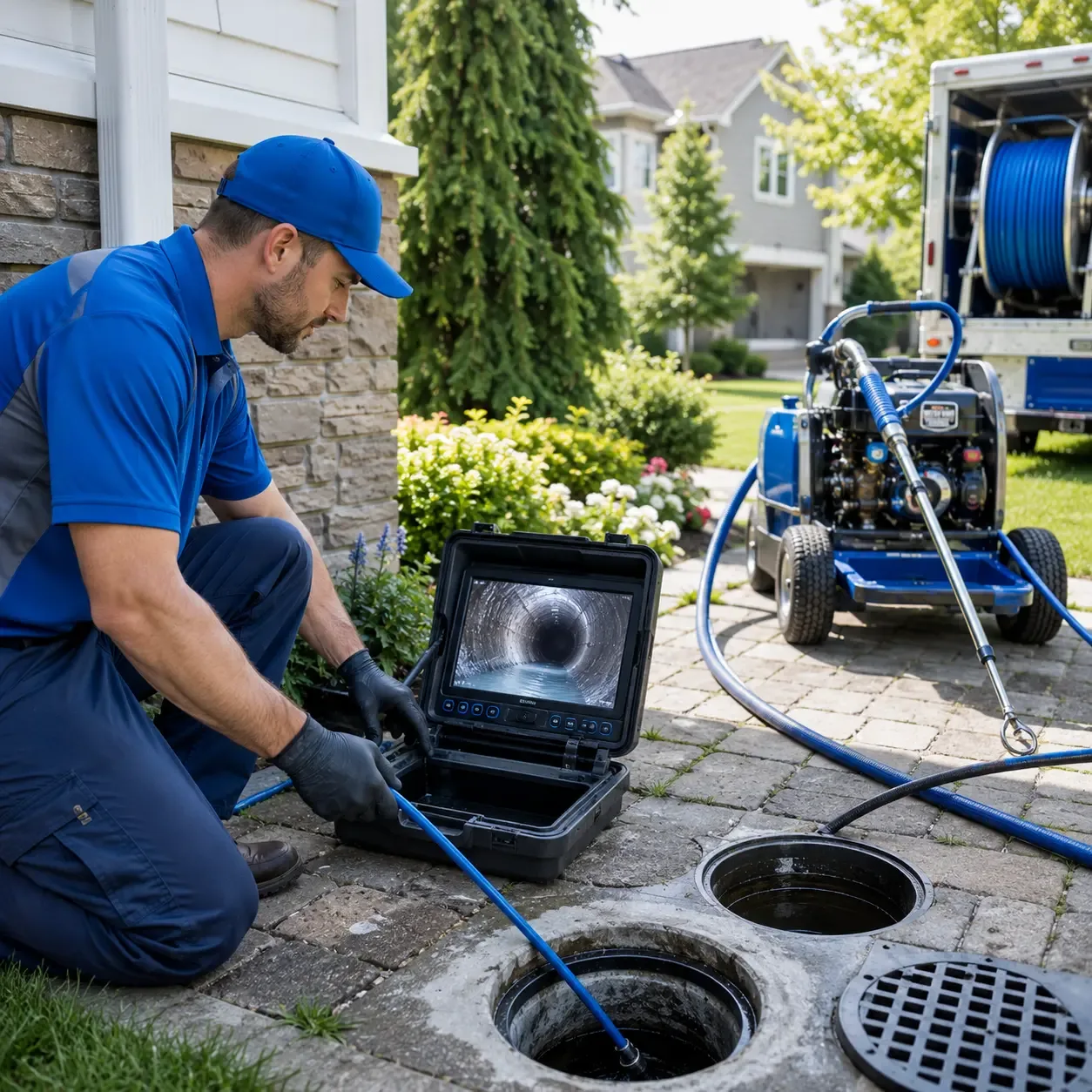 Outdoor drain cleaning professionals serving Montgomery Center, VT